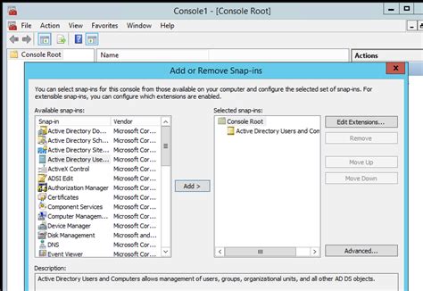 Active directory snap in windows 10 download
